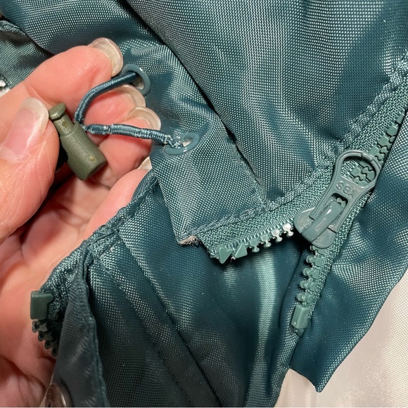 vintage NFL Philadelphia Eagles green white coat zip out fleece vest removable - Picture 13 of 14